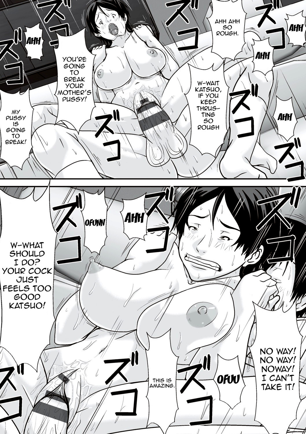 Hentai Manga Comic-Hey! What Are You Doing Making a Pass at Your Mother!-Read-103